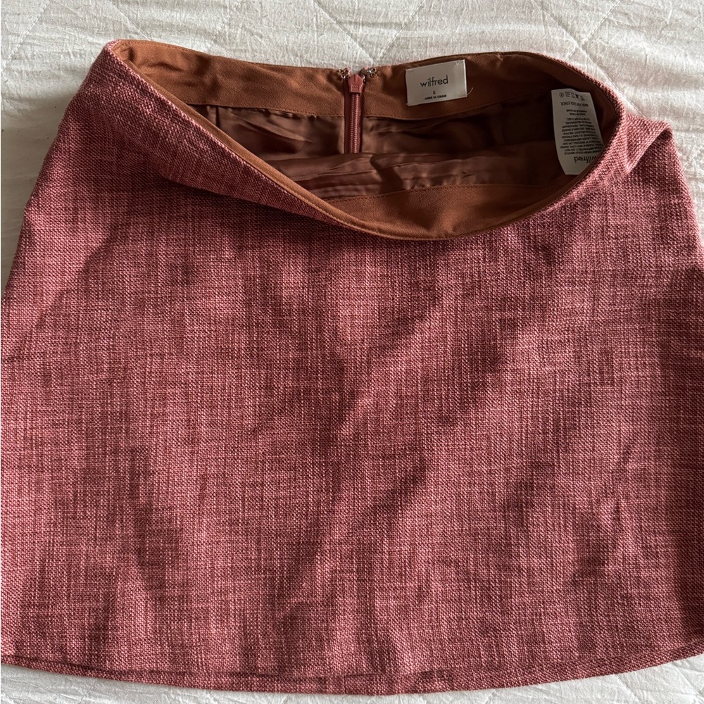 Aritzia Wilfred Mini Skirt | Pink | Size Small